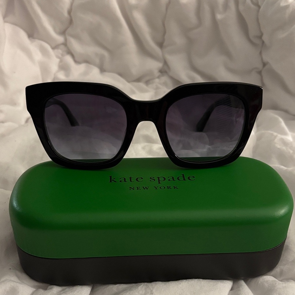 Kate Spade Black Square Sunglasses
